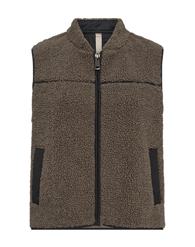 Mos Mosh - Rowe Teddy Vest - Falcon